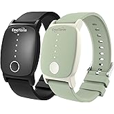 EmeTerm Explore FDA-Cleared Galaxy Black and Mint Green Anti-Nausea Wristband IP67 Waterproof Morning Motion Travel Sickness Vomit Relief Rechargeable No Gel Drug Free Without Side Effects (2 Pack)