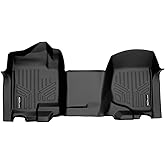 SMARTLINER Floor Mats 1st Row Liner Set for 2007-2013 Chevrolet Silverado 1500
