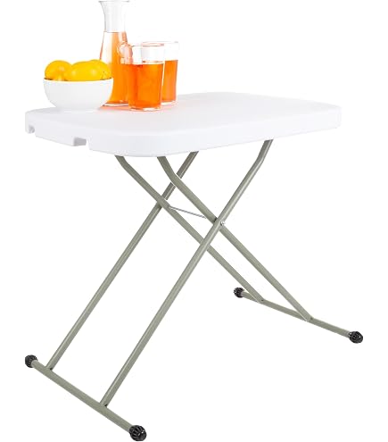 Amazon.com: Lavish Home Adjustable Portable Folding Table, 21