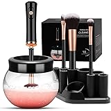 [DEAL] CICK Makeup Brush Cleaner Machine, Fast Electric Makeup Brush Cleaner Dryer with 8 Rubber Collars, Deep Cosmetic Brush