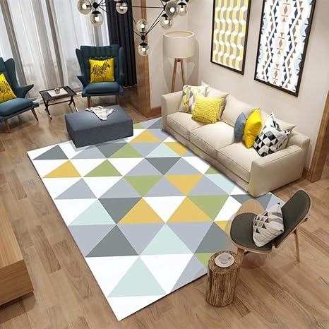 Amazon.de: TriGold Geometrische Muster Bereichswolldecke, Nicht-Slip