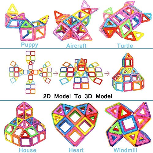 image for Soyee Magnetic Blocks STEM Educational Toys for 3,4 and 5+ Year Old Bo