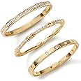 Pearich 14K Gold Filled Rings Band Rings for Women Thin Gold Ring Plain Statement Band Ring Comfort Fit Size 5 to 10