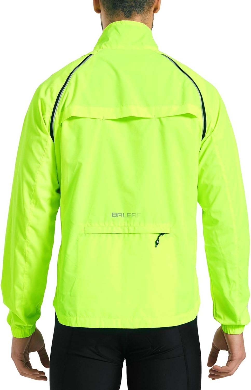 BALEAF Men's Cycling Jacket Vest Windproof Water-Resistant Coat Breathable Running Outdoor Sportswear : Clothing