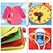 Cloth Book for Babies, 3D Quiet Book My First Fabric Book Soft Touch Non-Toxic Washable Activity Cloth Books Perfect Baby Shower Gifts- Best Early Educational Toy for Toddlers, Preschool Boys and Girl