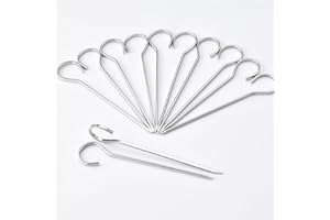 HONSHEN 4.75" Flat Stainless Skewers,Mini Short Barbecue Needle Barbecue Skewers,Baking Rods,Corn on The Grill, 12 pcs (4.75 INCH Flat BBQ 12)