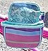 Volta Royal Regalia Saddle Bags Two Main Compartments With Bonus Mesh Pockets  Easily Attaches to Frame  Compatible with Nearly Any Bicycle  Pink, Purple, and Baby Blue