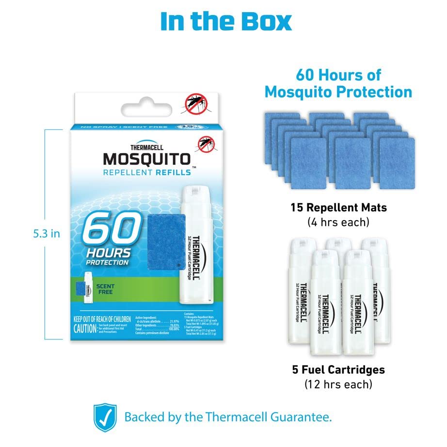 Thermacell Mosquito Repellent Refills; Compatible with Any FuelPowered