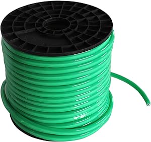 Vasten 30 Ft LED Neon Rope Light 12V Input Neon Light Green Cover Green Light Waterproof, Accessories Included - [Ideal for Room Decor, Indoor Outdoor Rope Lighting](Green)