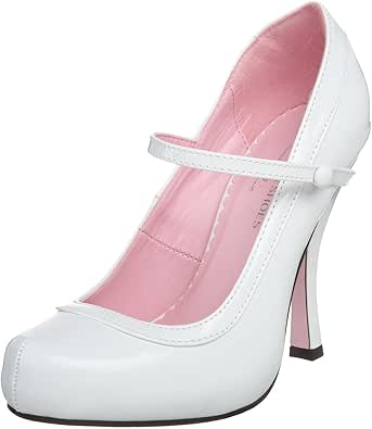 Amazon.com | Leg Avenue Women's Shoes 4 Inch Mary Jane Shoe with 1 Inch Concealed Platform 