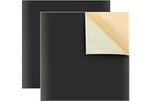 Adnee 2 Pcs Pond Liner Repair Patch-10 x 10 Inches Self-Adhesive EPDM Liner Repair Patch Kit-Thickened Square Rubber Pond Liner Seam for EPDM Garden Pond Patch Cover Repair