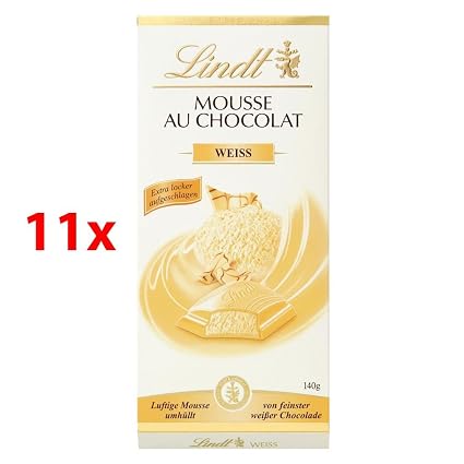 Lindt Mousse Au Chocolat Weiss Schokolade Mit Fullung 11x140g