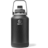 Takeya Sport 64 oz Triple-Insulated Stainless Steel Water Bottle, Spout Lid – Leakproof, Sweatproof, BPA-Free, Keeps Drinks Cold 36 Hrs, Hot 14 Hrs – Obsidian