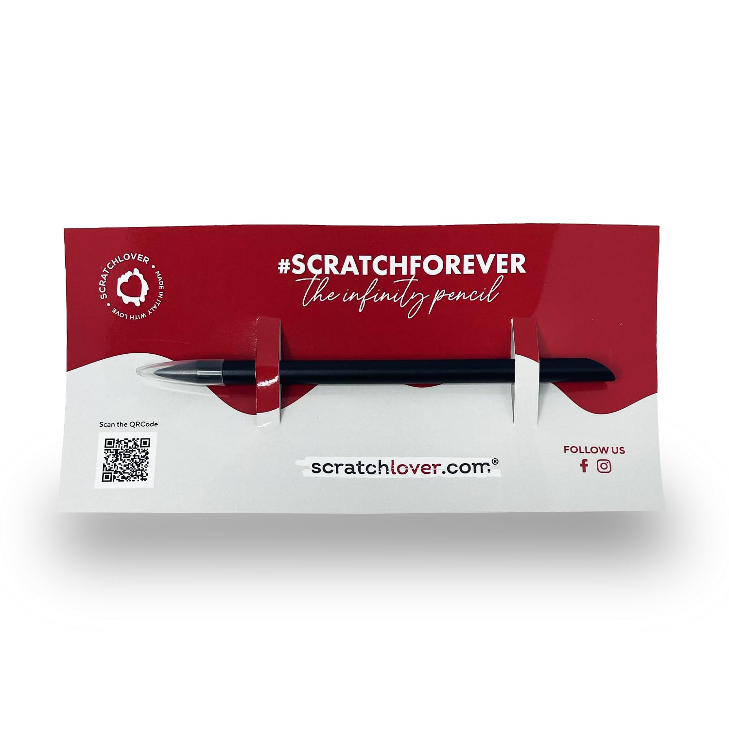 The New Infinity Metallic Pencil - Perpetual Tip Pencil - Up to 20 km Writing as 200 Classic Pencils, Gift, Designer Gadgets (Black)