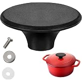 Dutch Oven Knob Compatible with Le Creuset Pan, Pots Lid Handle Replacement, for Lodge, Aldi and Other Enameled Cast Iron(1 Pack)