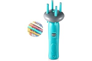 Enhon Cord Maker Portable Fringe Twister, Handheld Cord Maker for Craft Yarn Making Twister for Beginners(Green)