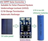 Fafeicy MPPT Solar Charger Module 1A 4.4-6.5V In 4.2V Out LiPo Li-ion Battery view 5