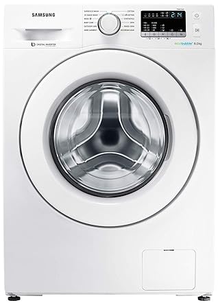 Samsung 8 kg Fully-Automatic Front Loading Washing Machine (WW80J4243MW/TL, white)