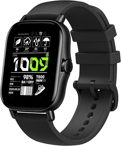 Amazfit GTS 2 Smartwatch 1.65" AMOLED Black GPS Satellite Tracker