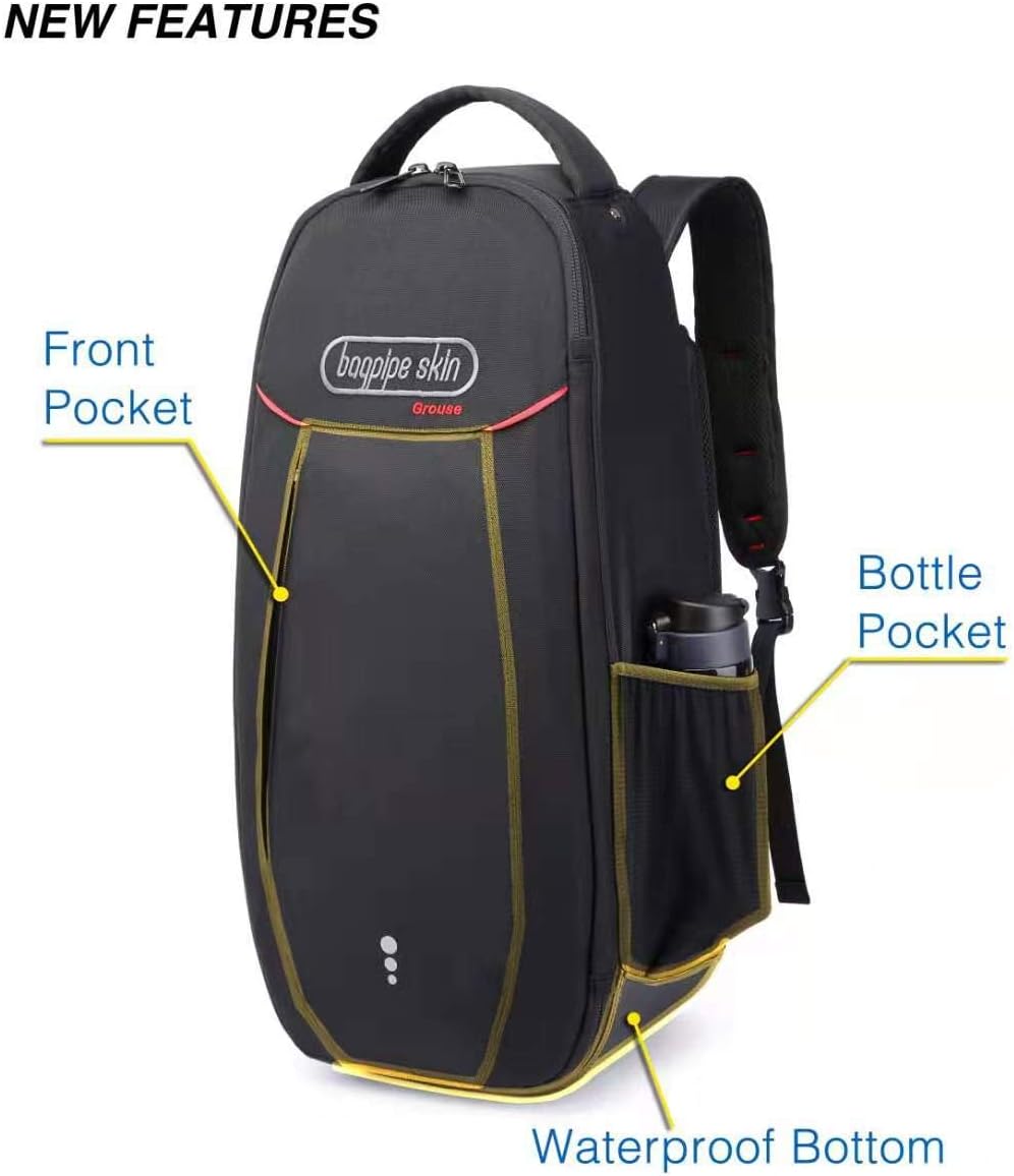 Bagpipe caseHard Shell, Fully protect with inside pocket and rain