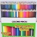 Immersive Color 50 Piece Pre-Sharpened Colored Pencil Set