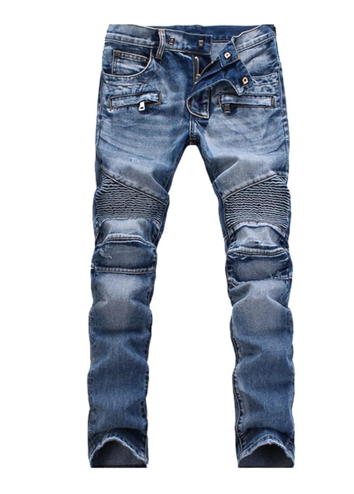 mens skinny motorcycle jeans