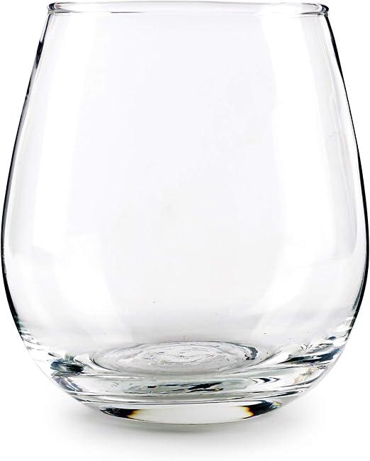 Amazon Com Circleware 44582 Stemless Wine Glasses 4 Piece