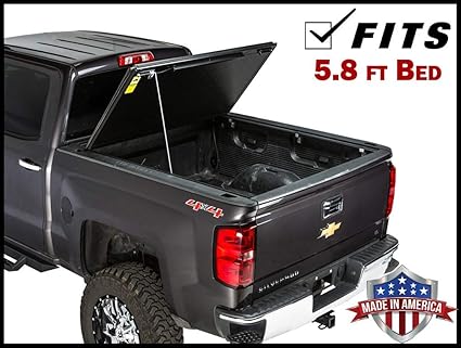 Gator Evo Hard Bi Fold Fits 2014 2018 Chevy Silverado Gmc Sierra 5 8 Ft Bed Only Bi Folding Tonneau Truck Bed Cover Gc15018 Made In The Usa Also Fits 2019 Classic Legacy Models Tonneau Covers