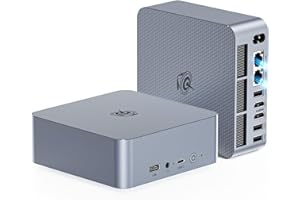Beelink EQI12 Mini PC,Intel 12th Gen Core i3-1220P (10C/12T,up to 4.4GHz),Mini Computer with 16GB DDR4 RAM 500GB M.2 2280 PCle 4.0x4 SSD,4K Dual Screen Display/WiFi6/BT5.2/USB3.0/Dual Gigabit LAN