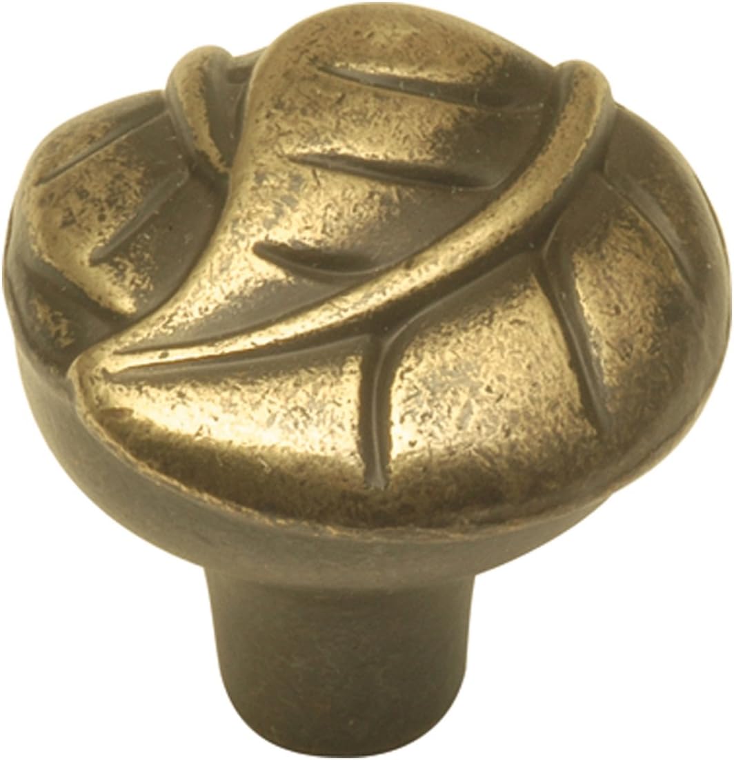 Hickory Hardware P7301-WA 1-1/4-Inch Touch Of Spring Cabinet Knob, Windsor Antique