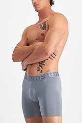 Bonds Men's Underwear Anti-Chafing Boxer Briefs