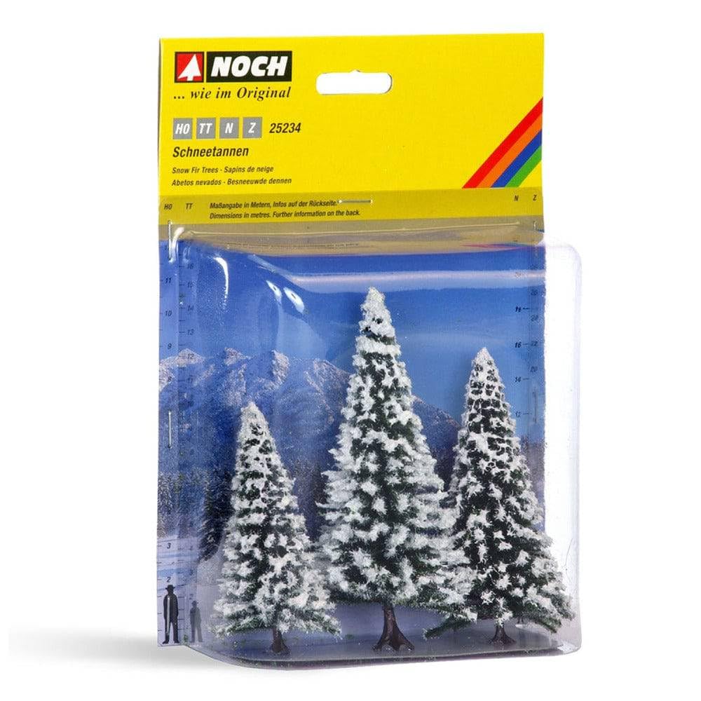 Noch Snowy Fir Trees 3 pieces, 8-12 cm high