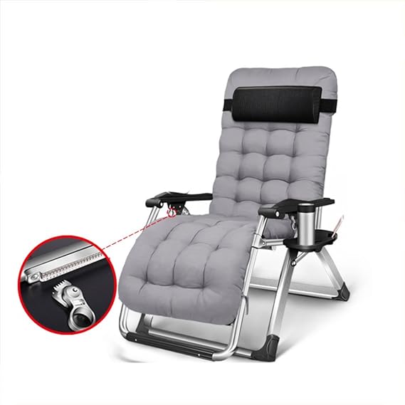 Amazon.de: L&J Terrasse Liegestühle, Stabile Liegesessel Mit Kopfstütze