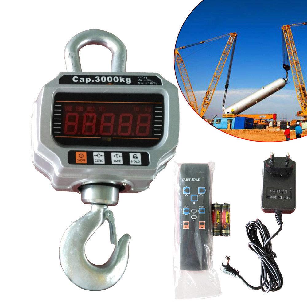 3000 kg / 1 kg Electronic Scales for Crane Scales Hanging Scales