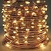 Warm white fairy string lights on copper wire, great for bedroom, homes, gardens, parties, wedding, decor - 100 LEDs - 10m - waterproof lights with plug - Love It Guaranteed!