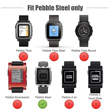 TUSITA Cargador para Pebble Steel: Amazon.es: Electrónica