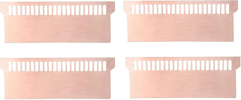 Ghulumn 4 Pieces Pure Copper RAM Heatsink Laptop Gaming PC Memory Cooling 0.5mm