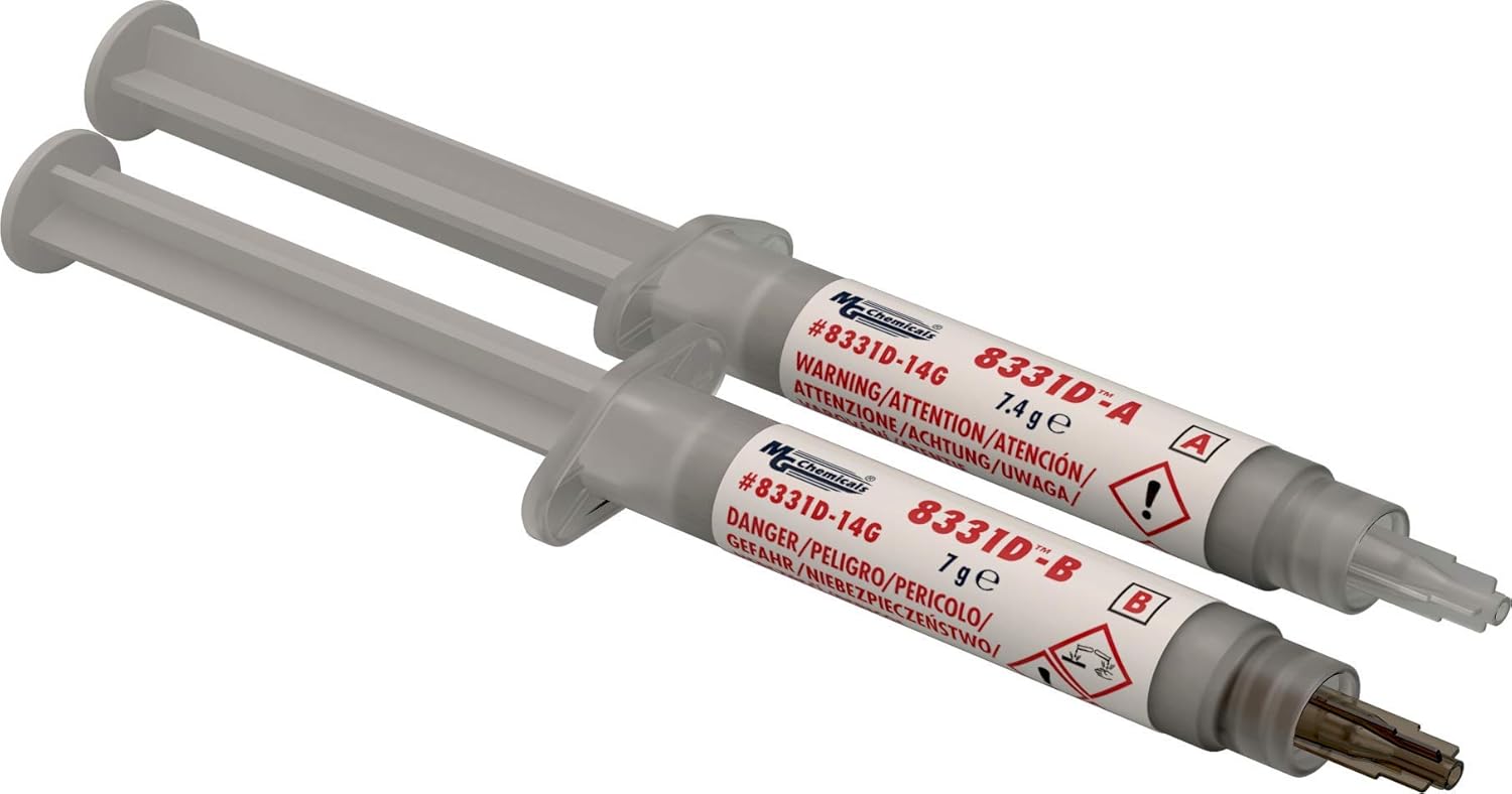 MG Chemicals 8331D Silver Conductive Epoxy Adhesive, High Conductivity