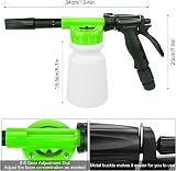 SIMDAO Snow Foam Gun 1000ML ABS Spray Hose High Pressure Foam Lance Green view 3