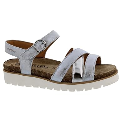 mephisto silver sandals