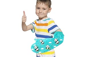 EuyiHlybt Waterproof Cast Cover Arm Kids for Swimming, Cute Panda Pattern Cast Covers for Shower Arm Kids, Soft Comfortable C