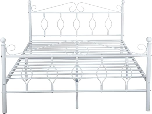 Amazon Com Greenforest Full Bed Frame Metal Platform Complete Bed