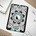 iPad mini/2/3 Case, Hocase Shockproof Hybrid Dual Layer Hard Rubber Protective Case with Cute Flower Design for Apple iPad Mini 1st/2nd/3rd gen 7.9-inch - Black/Teal