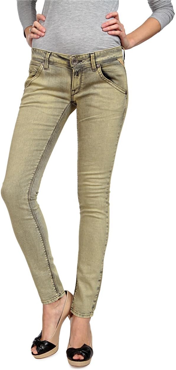 Replay Skinny Jeans SUZANNE, Color: Yellow