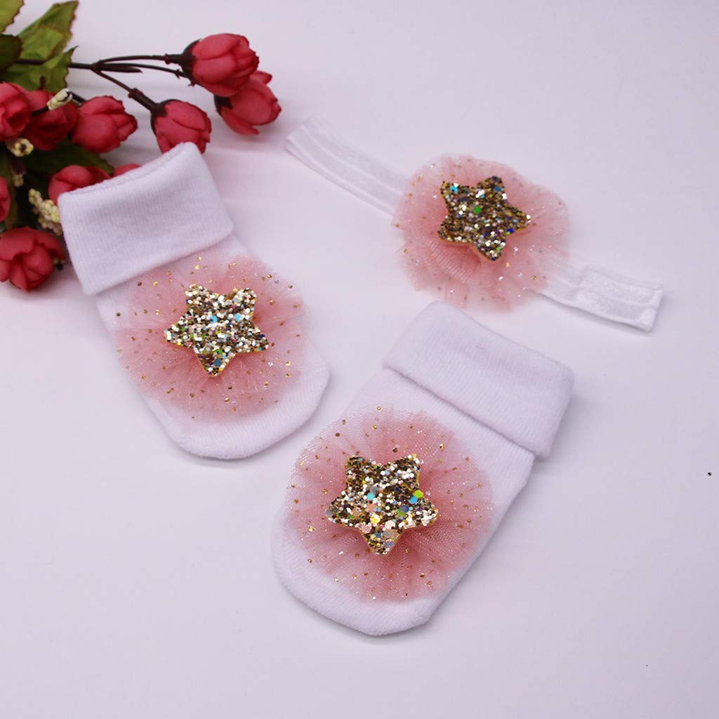 Chaussette Bebe Fille Naissance Dentelle Noeud Bapteme Blanc Conton Marige Ceremonie Bebe 0 24mois Ensemble Bandeaux Chaussettes Antiderapante Non Glissement Princesse Chaussure Bebe Fille 0 24m Chaussettes Et Collants Nertili Al