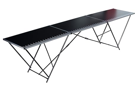 Kühnel 01028 Alu Plus Tapeziertisch, schwarz