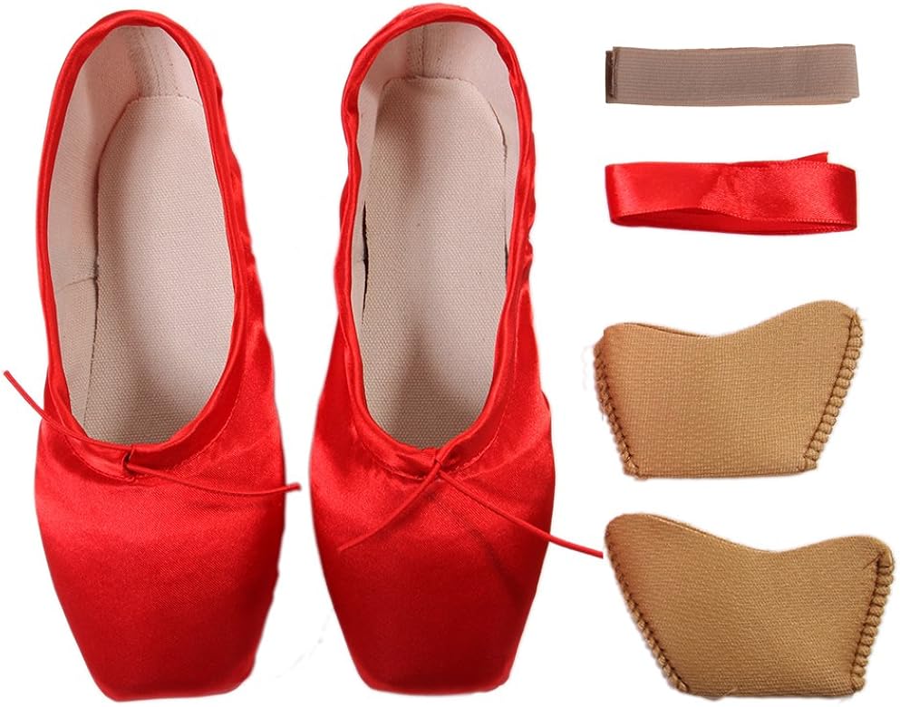 red ballet shoes amazon