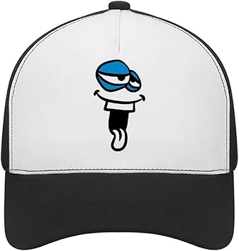 Amazon Co Jp 笑い顔頭モンスター面白いクリップアート漫画c 日焼け止め日よけ帽野球帽快適で通気性の調節可能なサイズの女性用メンズ野球帽に沿って湾曲したトレンディなプリント スポーツ アウトドア