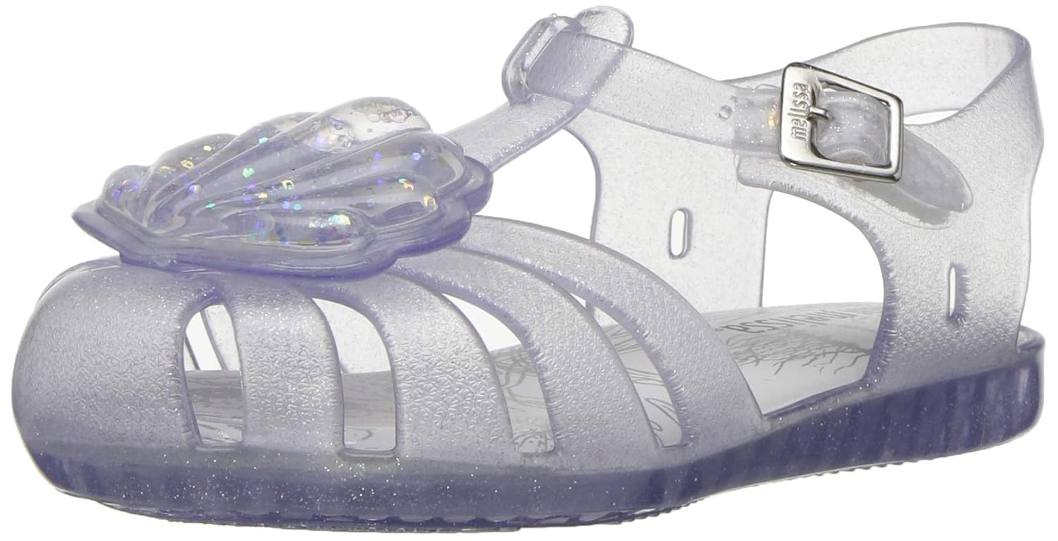 mini melissa shell sandals