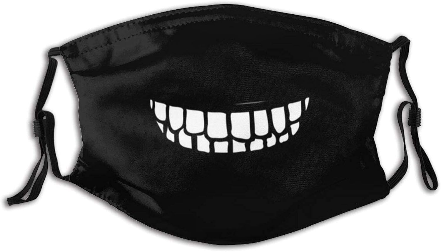 Cute Smiley Face Mask Washable Anime Funny Kawaii Mask Balaclavas 2 Pcs